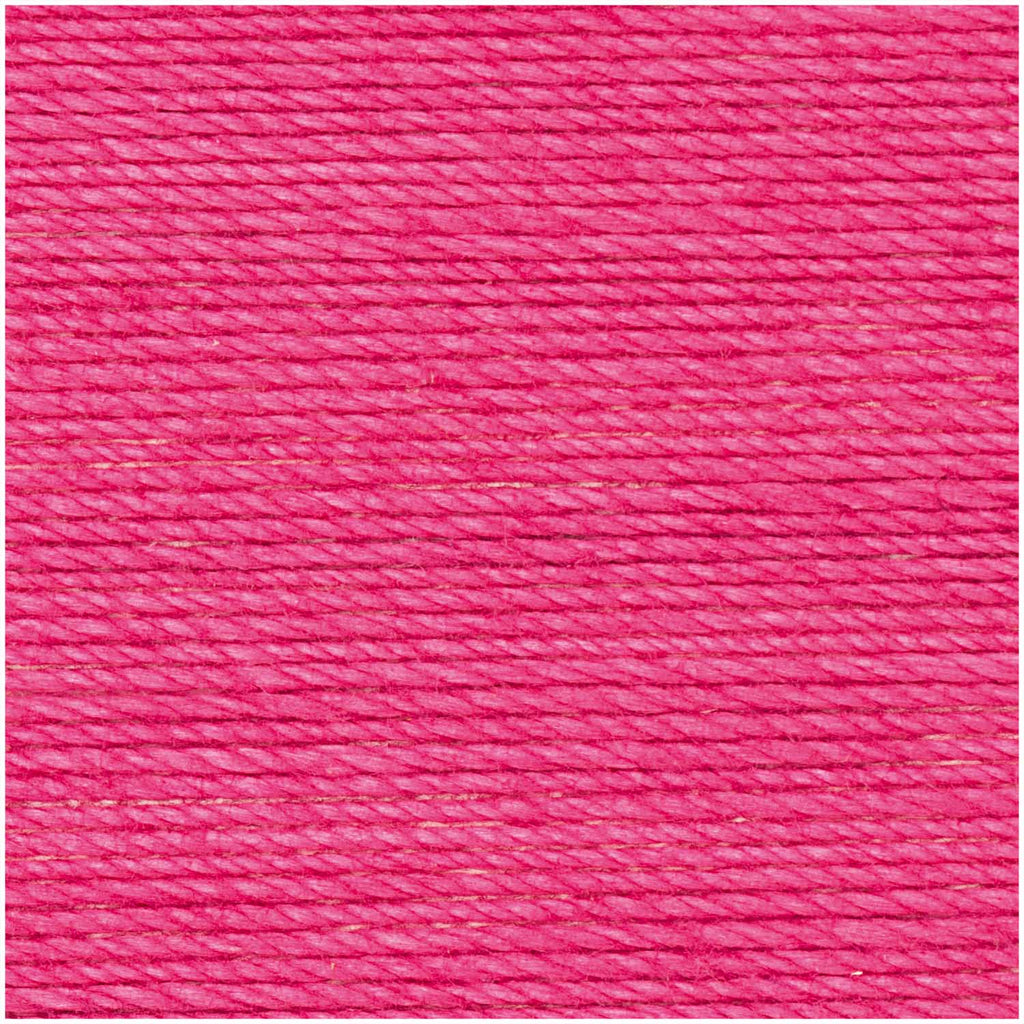 Mercerised Cotton Lace Weight Crochet Yarn Fuschia