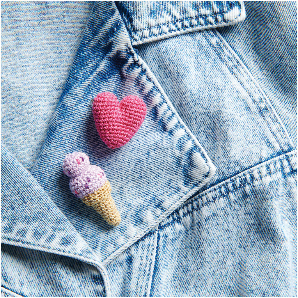 Mercerised Cotton Lace Weight Crochet Yarn Fuschia