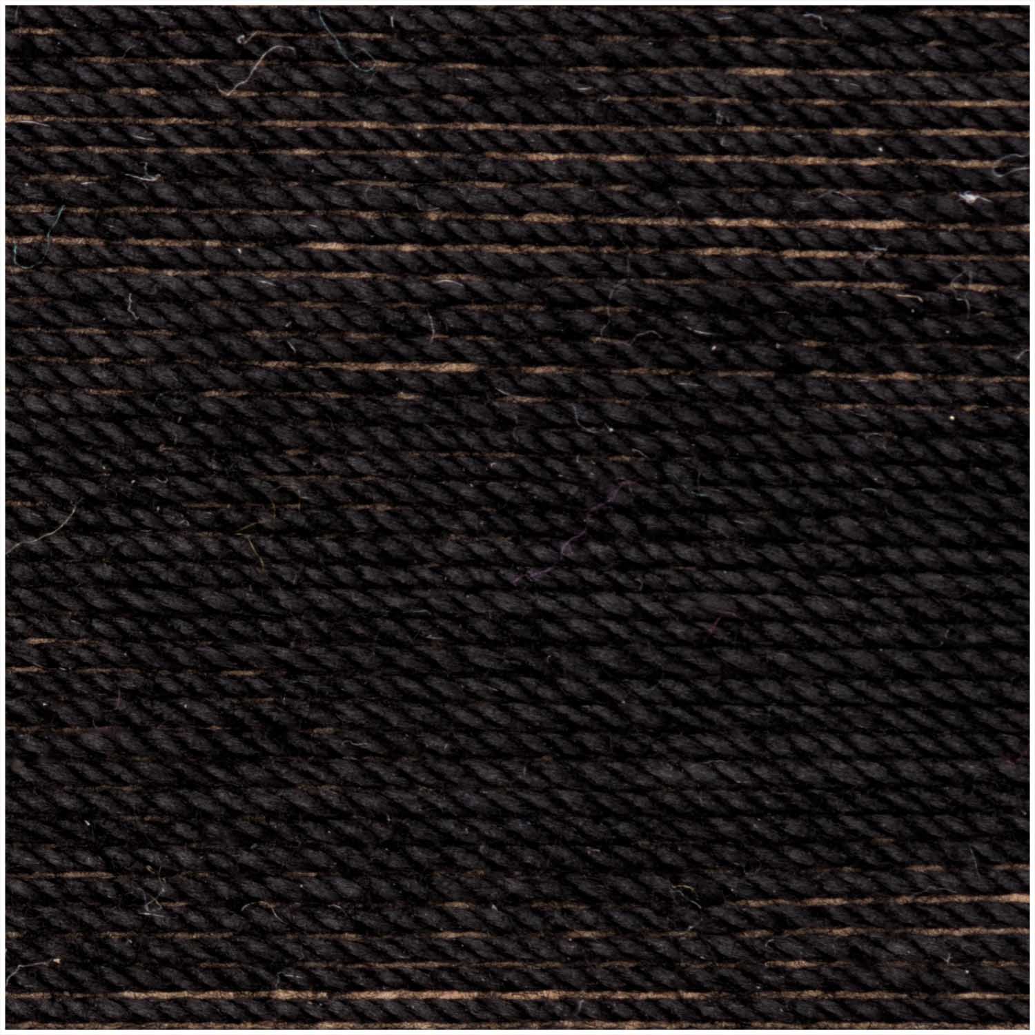 Mercerised Cotton Lace Weight Crochet Yarn Black