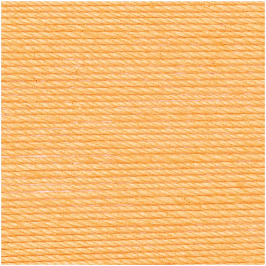 Mercerised Cotton Lace Weight Crochet Yarn Yellow