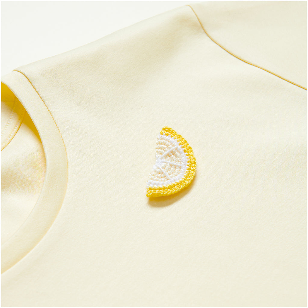 Mercerised Cotton Lace Weight Crochet Yarn Yellow