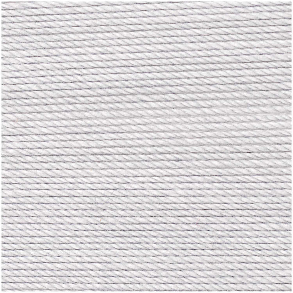 Mercerised Cotton Lace Weight Crochet Yarn Smokey Blue