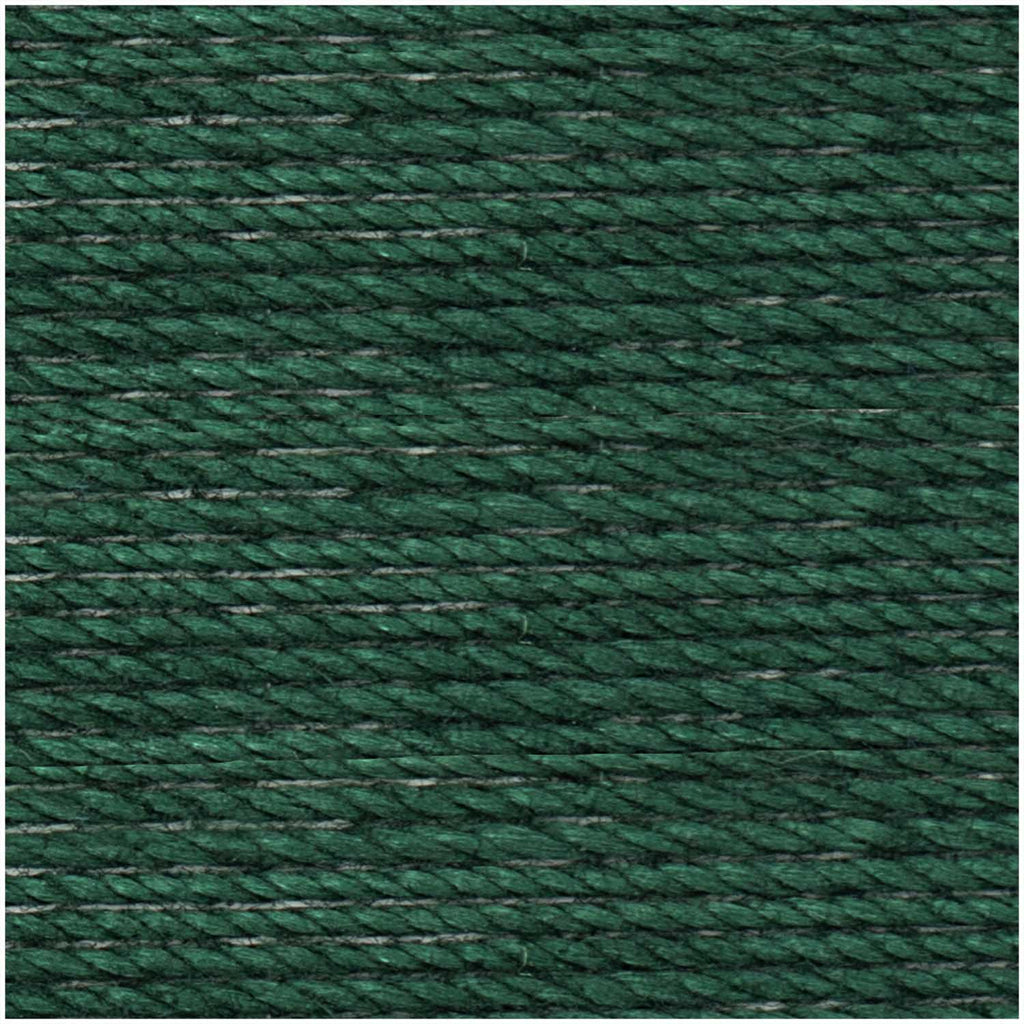 Mercerised Cotton Lace Weight Crochet Yarn Fir Green