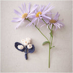 Mercerised Cotton Lace Weight Crochet Yarn Midnight Blue