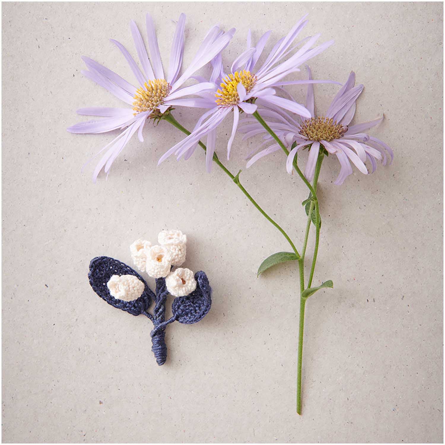 Mercerised Cotton Lace Weight Crochet Yarn Midnight Blue