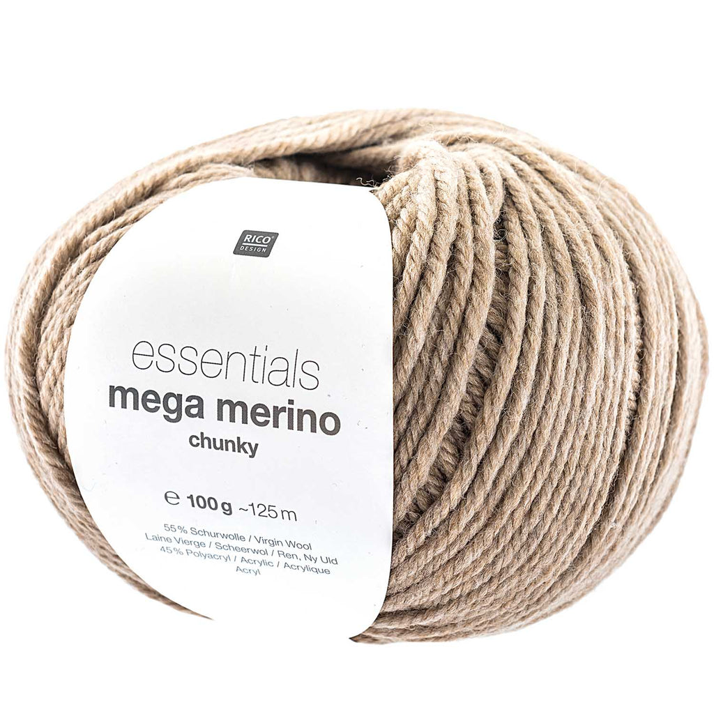 Rico Essentials Mega Wool Chunky : Ecru 002