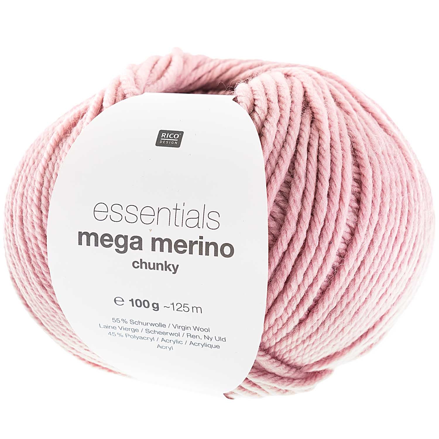 Rico Essentials Mega Wool Chunky : Pink 007