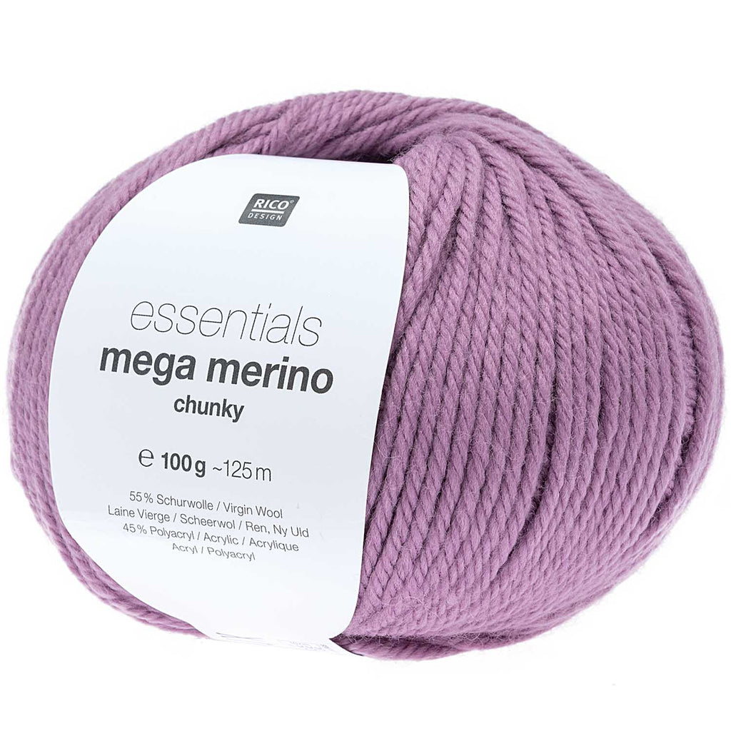 Rico Essentials Mega Wool Chunky : Lilac 008