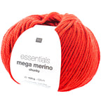 Rico Essentials Mega Wool Chunky : Red 009