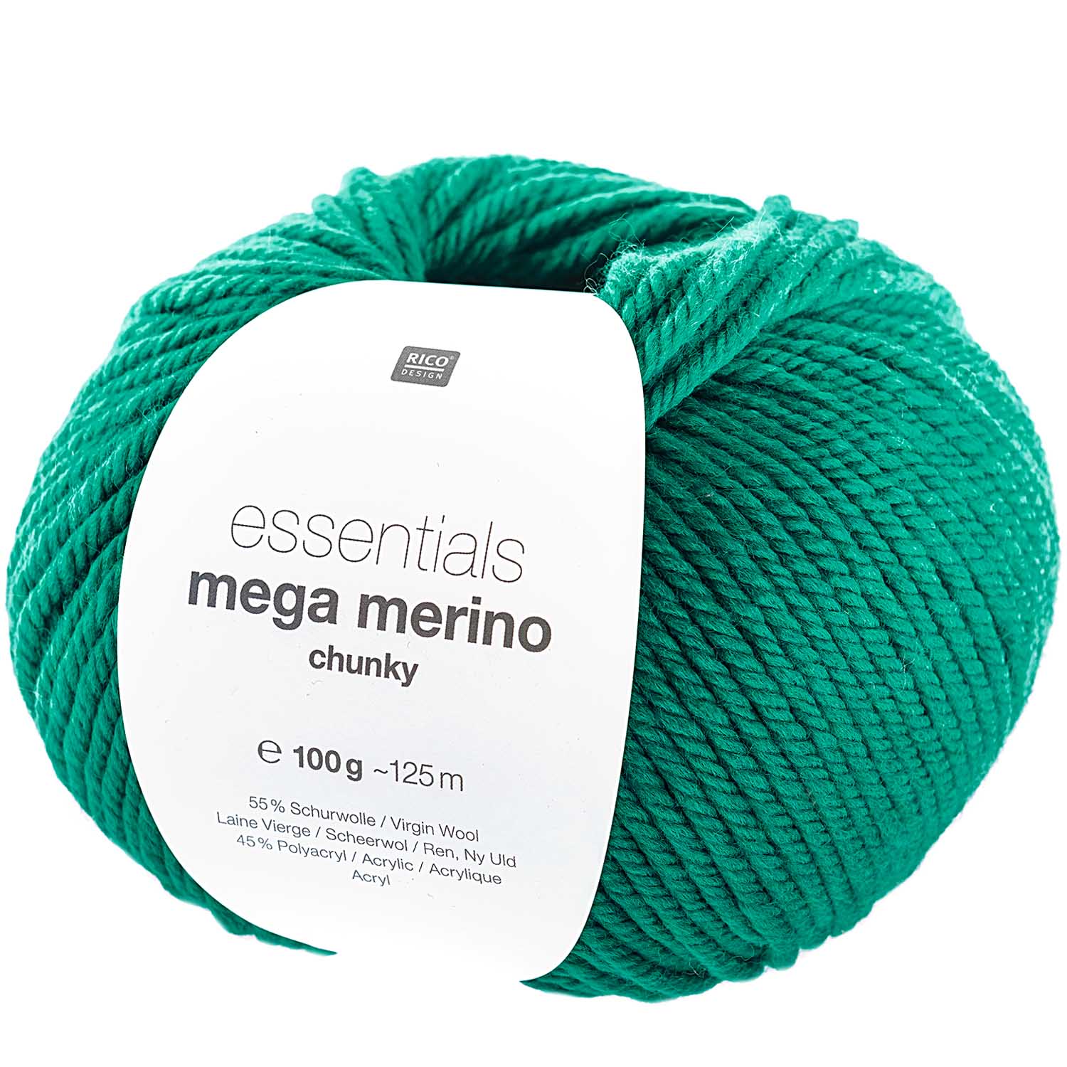 Rico Essentials Mega Wool Chunky : Green 011