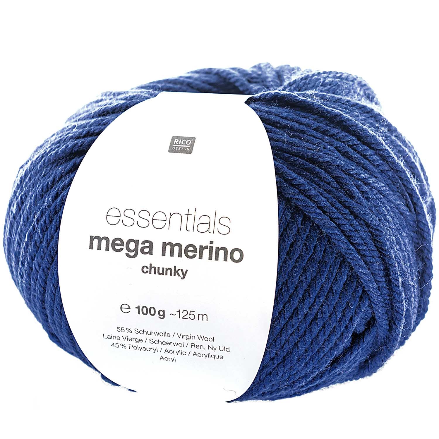 Rico Essentials Mega Wool Chunky : Blue 012