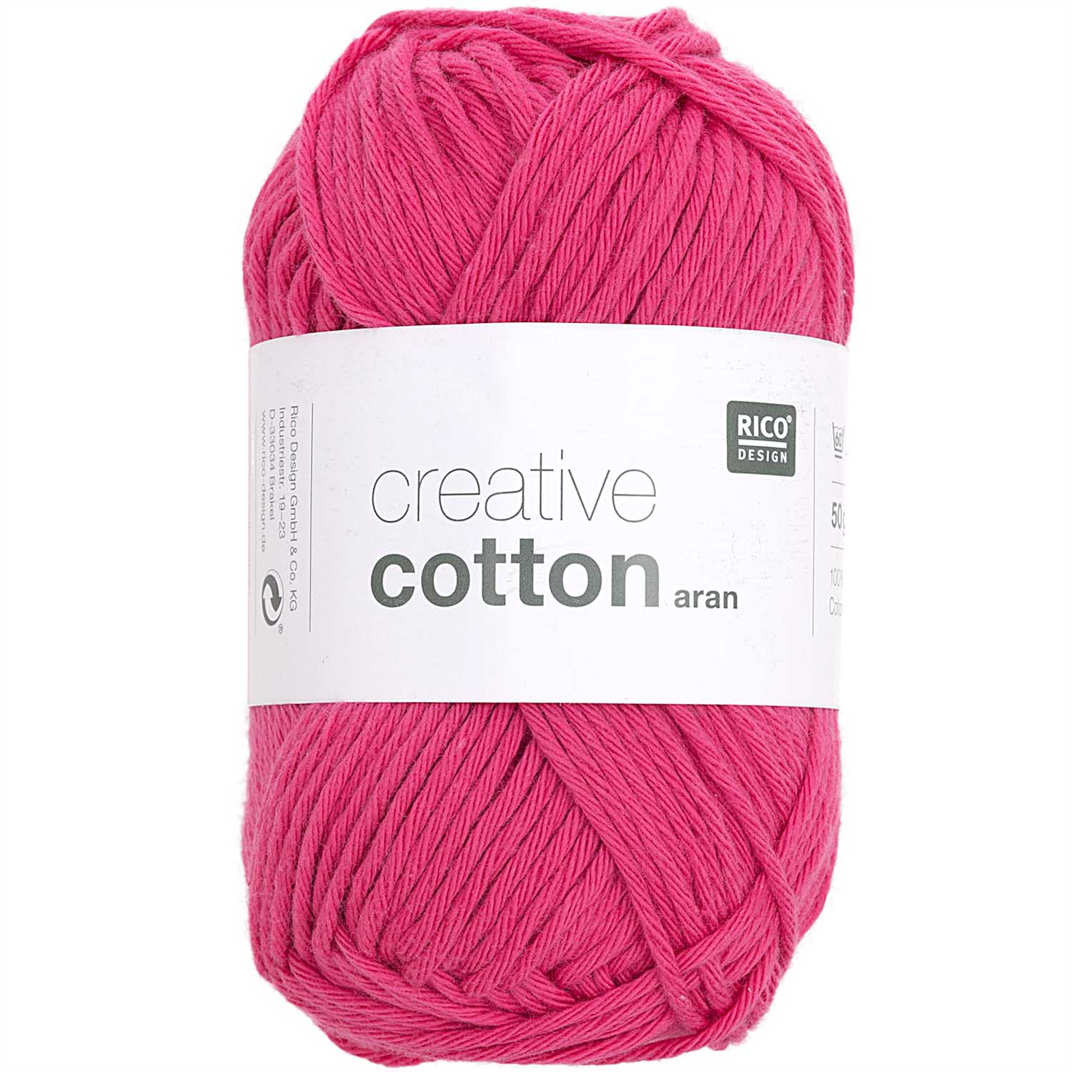 Rico Creative Cotton Aran  : Flamingo 79