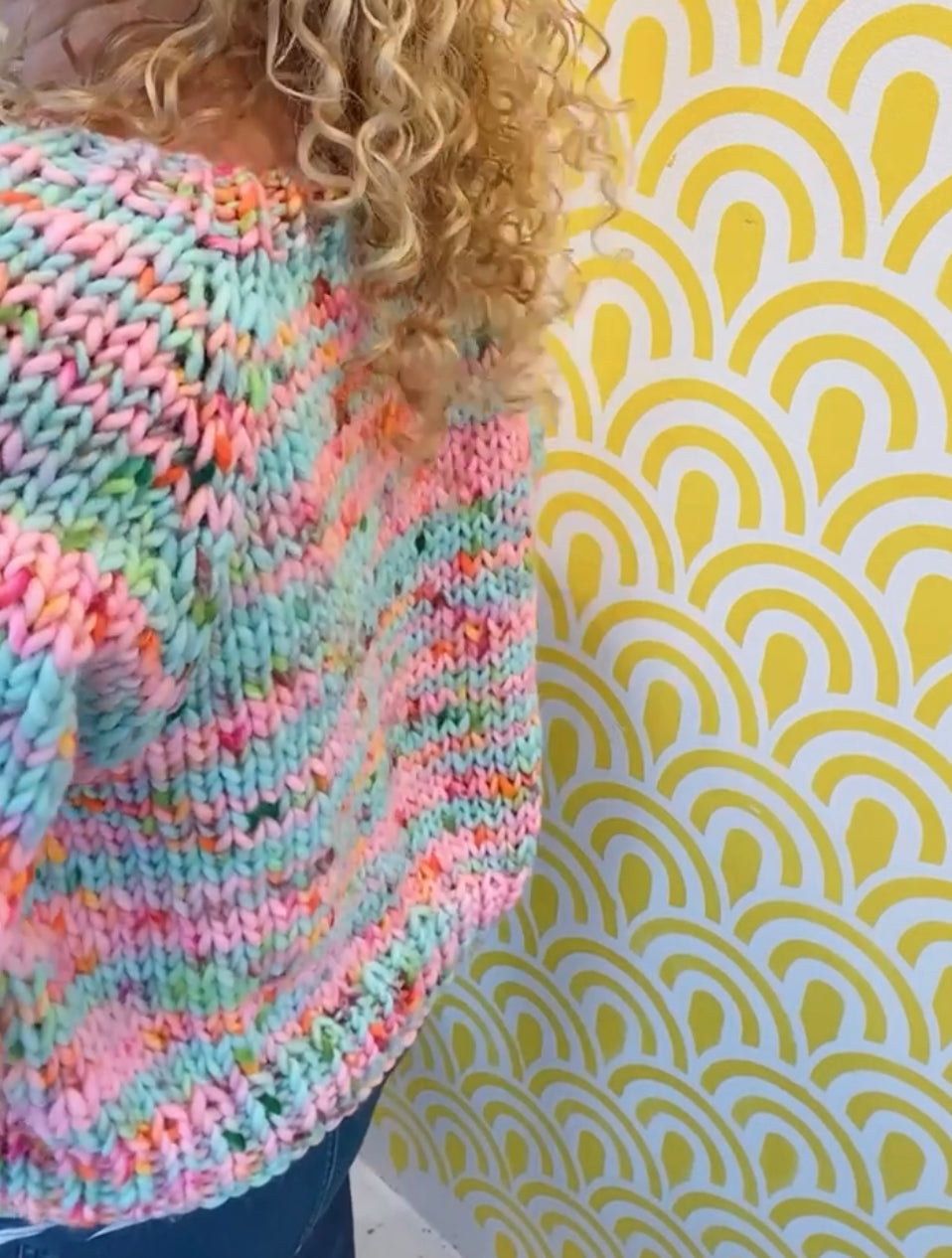 Boogie Wonderland Mimico Cardigan Knitting Kit with FREE Project Bag