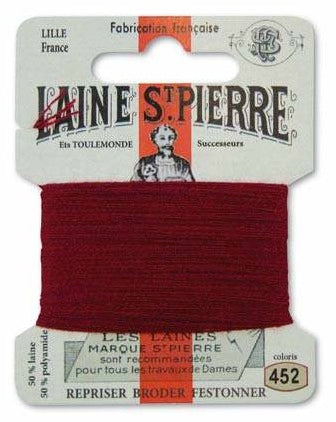 Laine St Pierre Darning Wool Garnet 452