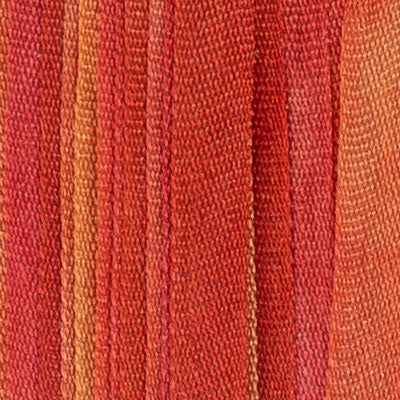 Hand Dyed Silk Ribbon Flame 43