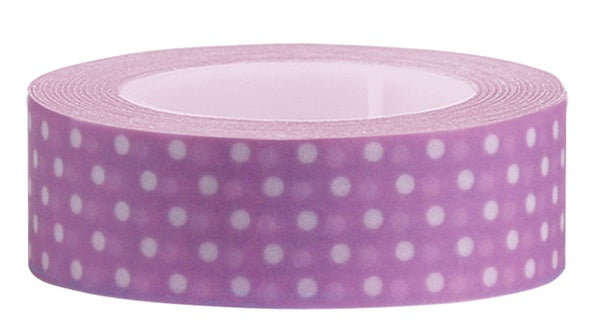 Washi Tape Purple polka dot