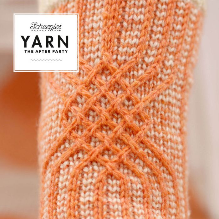 Sheepjes Metropolis Twisted Socks Knitting Pattern