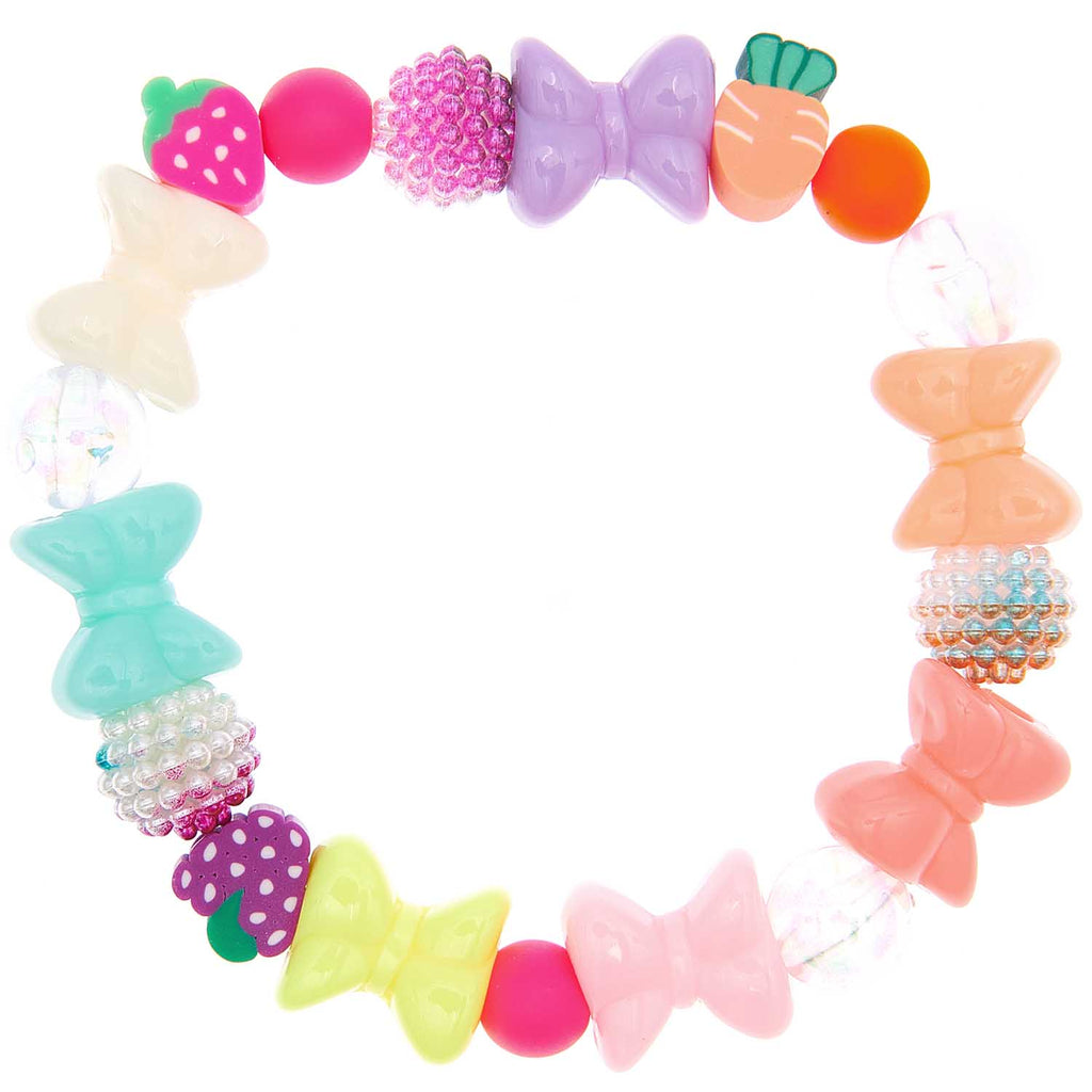 Mini Bead Bracelet Kit : Bows & Fruits