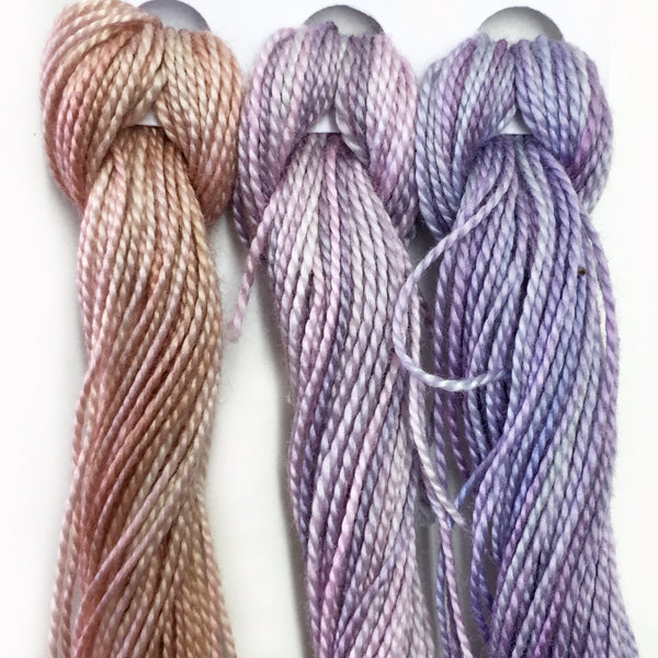 Hand Dyed Perle 8 threads x 3 Granny