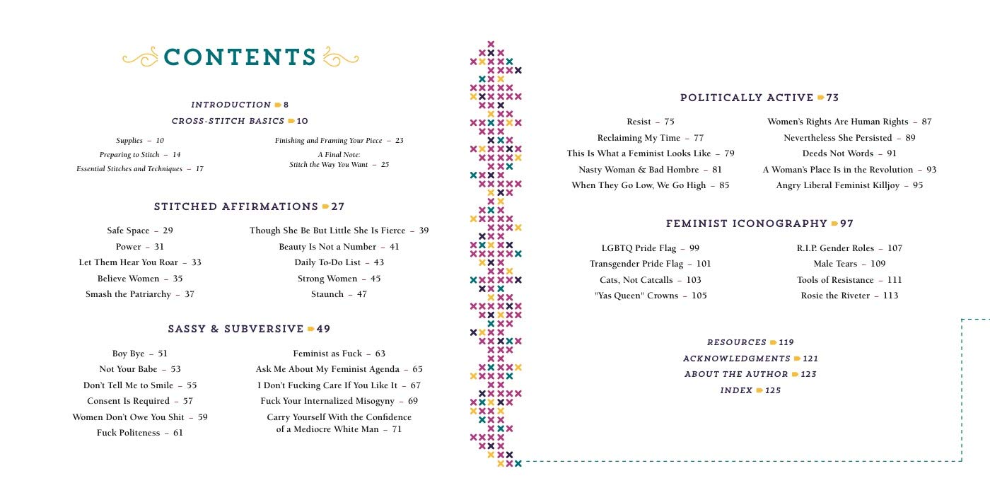 Feminist Cross-Stitch: 40 Bold and Fierce Patterns: 40 Bold & Fierce Patterns