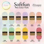 Scheepjes Softfun Colour Pack 12 x 20g Pastel