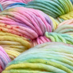 Holy Fluff Hand Dyed Super Chunky 200g : 'Treat People with Kindness'