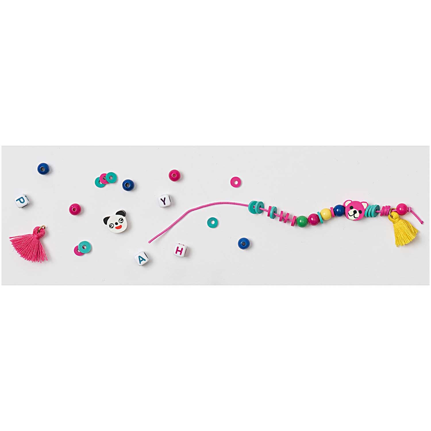 Mini Bead Bracelet Kit : Happy