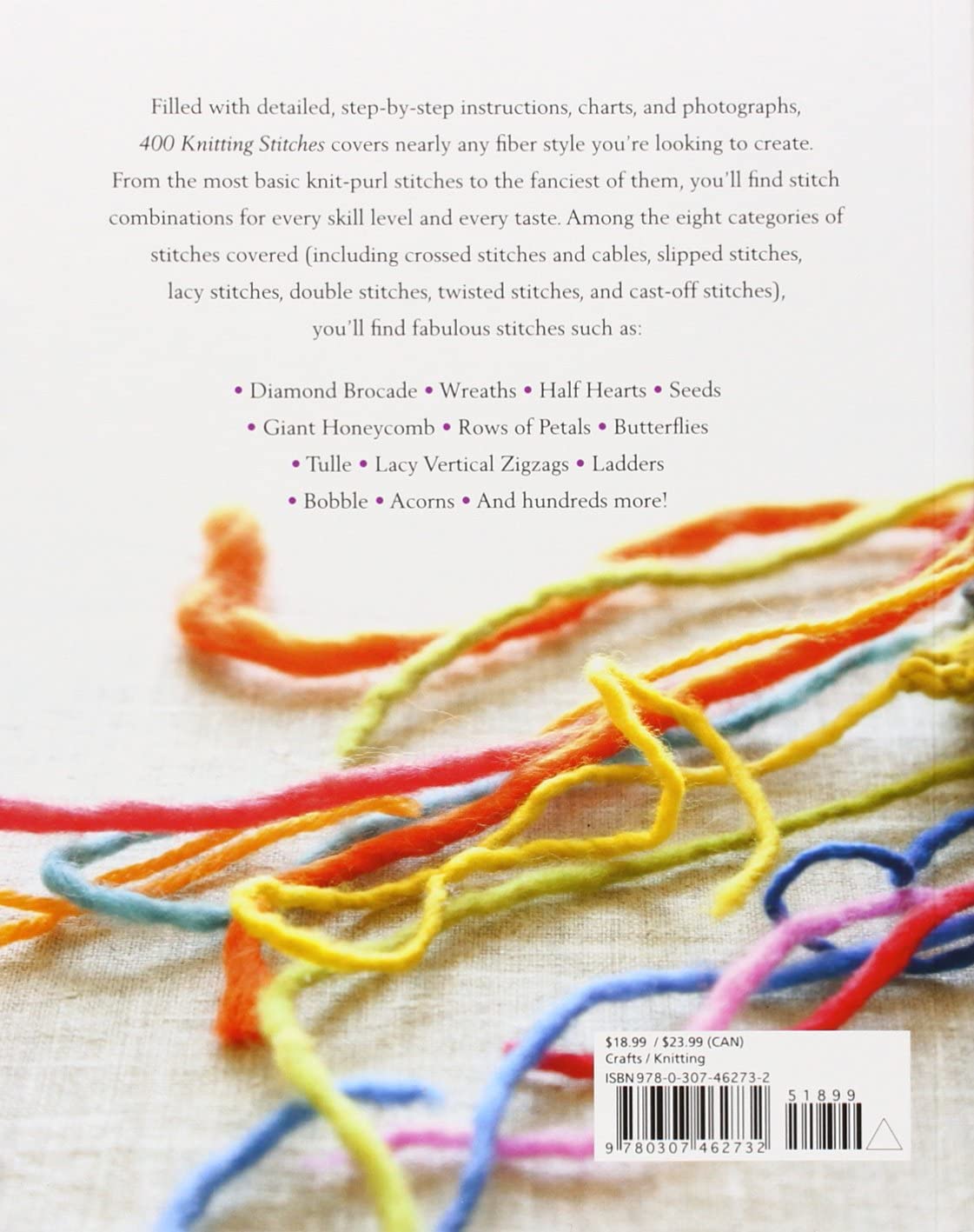 400 Knitting Stitches: A Complete Dictionary of Essential Stitch Patterns