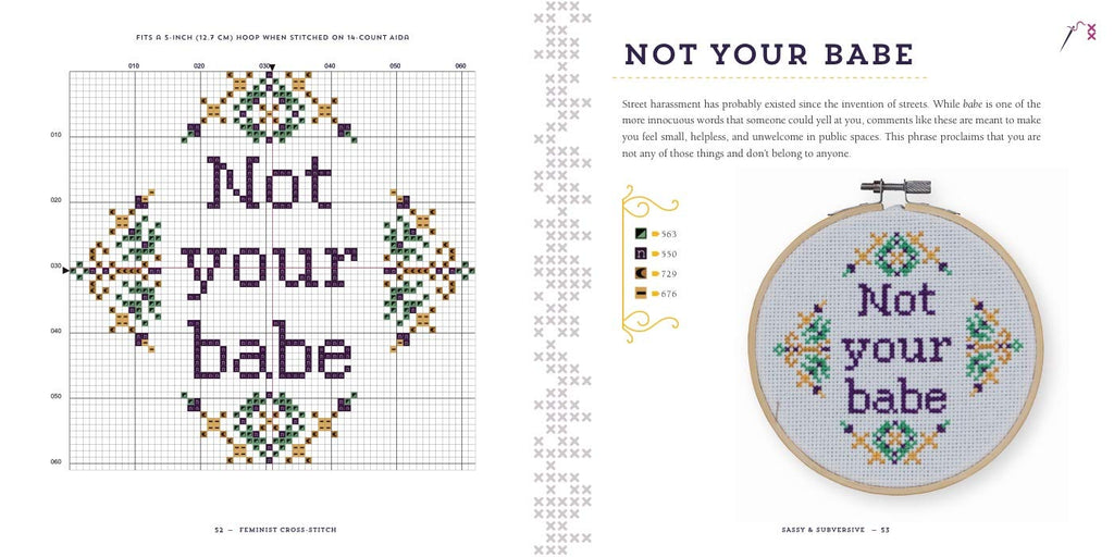 Feminist Cross-Stitch: 40 Bold and Fierce Patterns: 40 Bold & Fierce Patterns