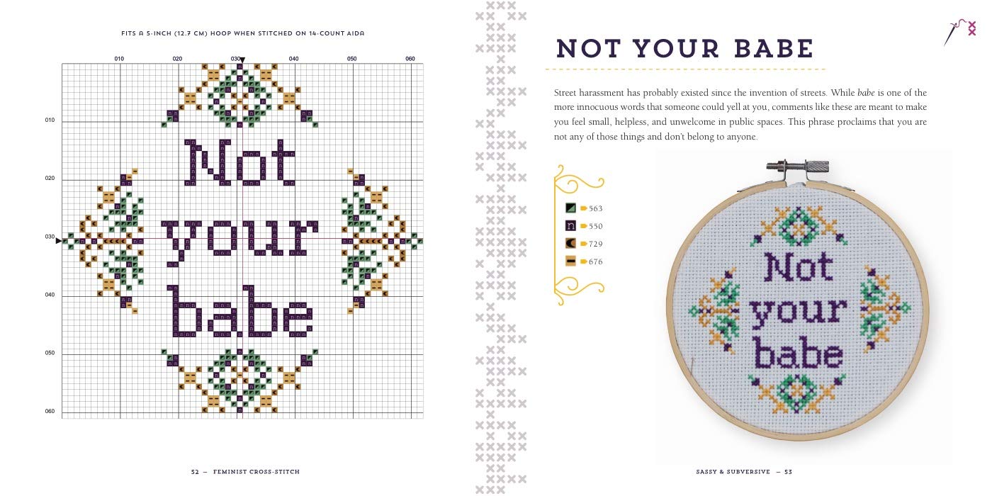 Feminist Cross-Stitch: 40 Bold and Fierce Patterns: 40 Bold & Fierce Patterns