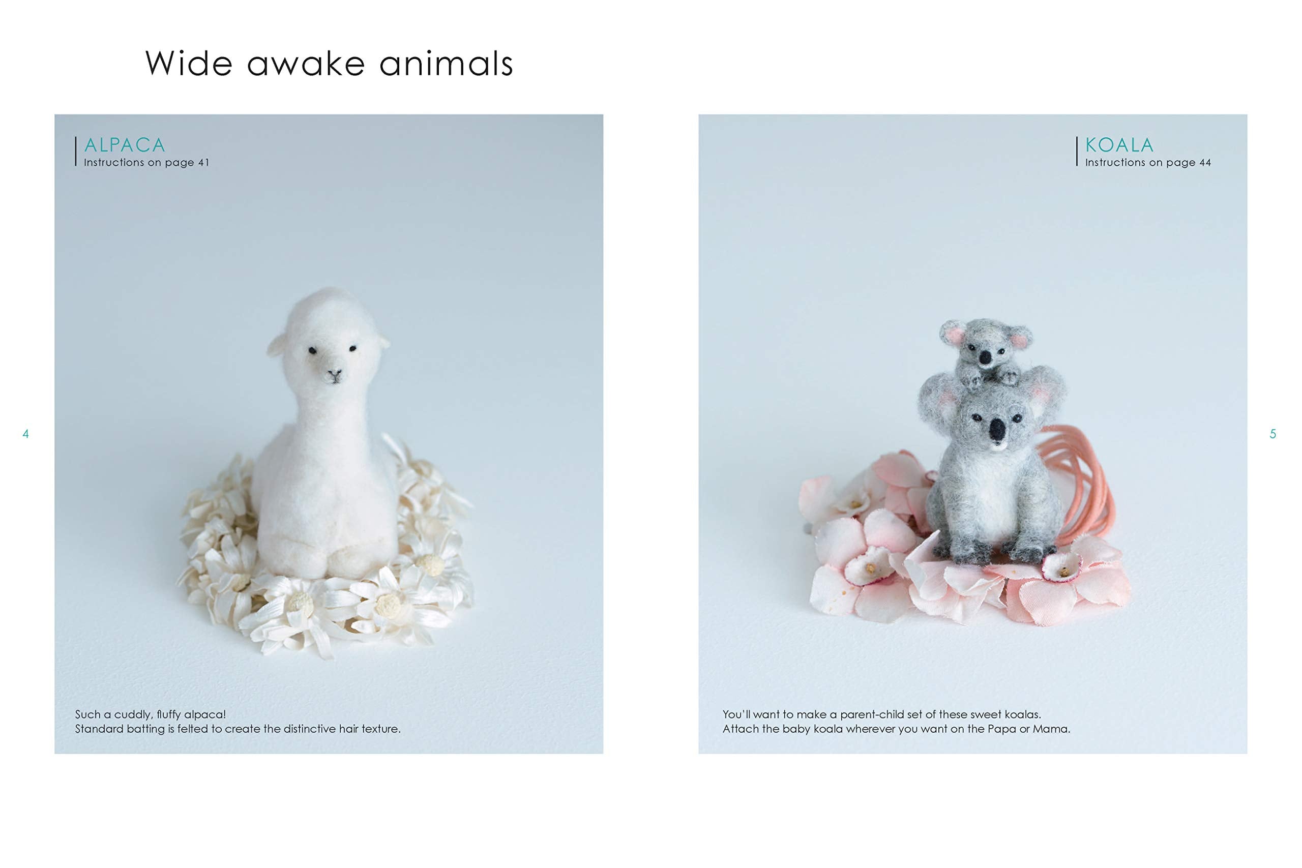 Lovable Felted Animals