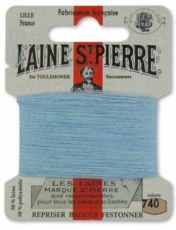 Laine St Pierre Darning Wool Azure 740