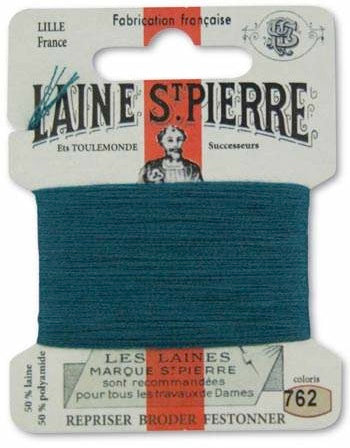 Laine St Pierre Darning Wool Petrol 762
