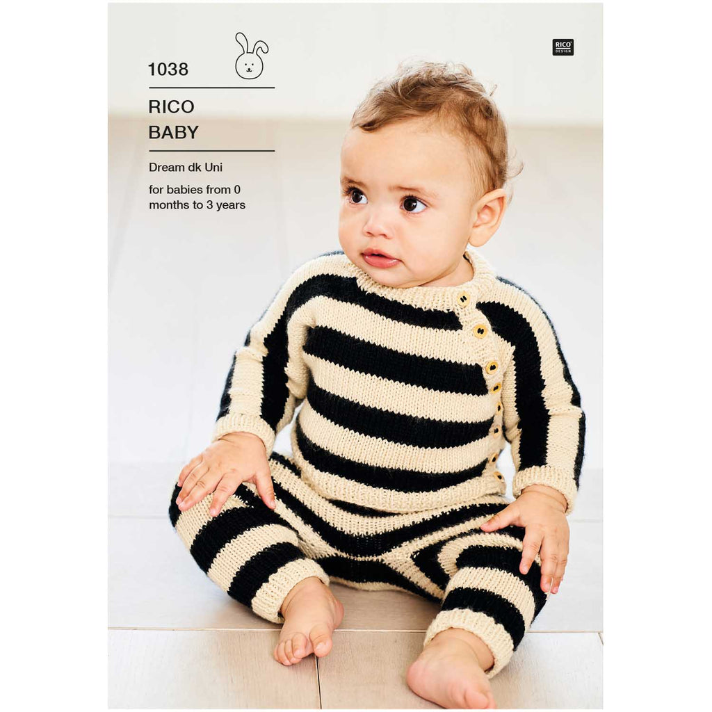 Baby Dream Uni Pattern 1038 Cardigan & Leggings