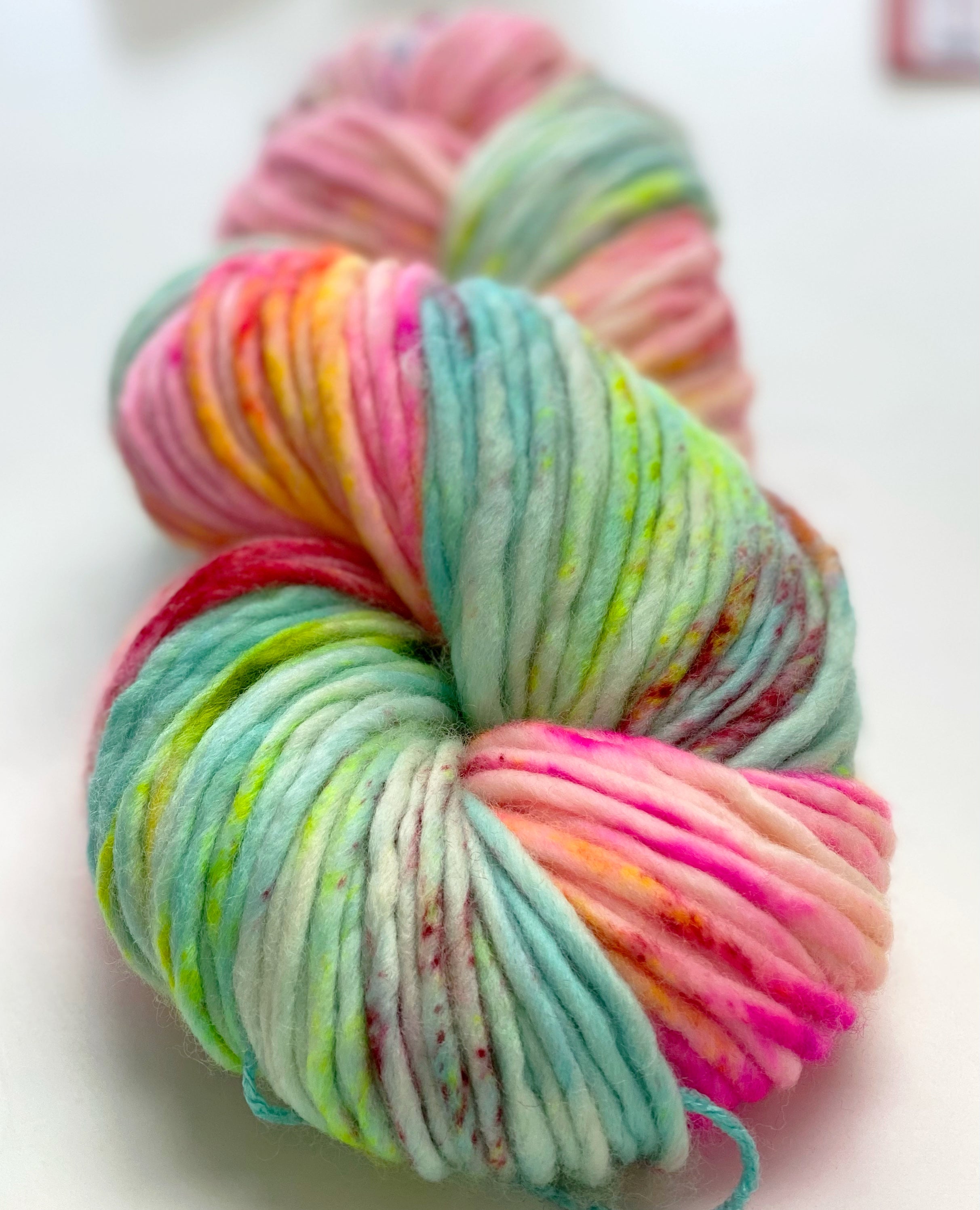 Holy Fluff Hand Dyed Super Chunky 200g : 'Boogie Wonderland'