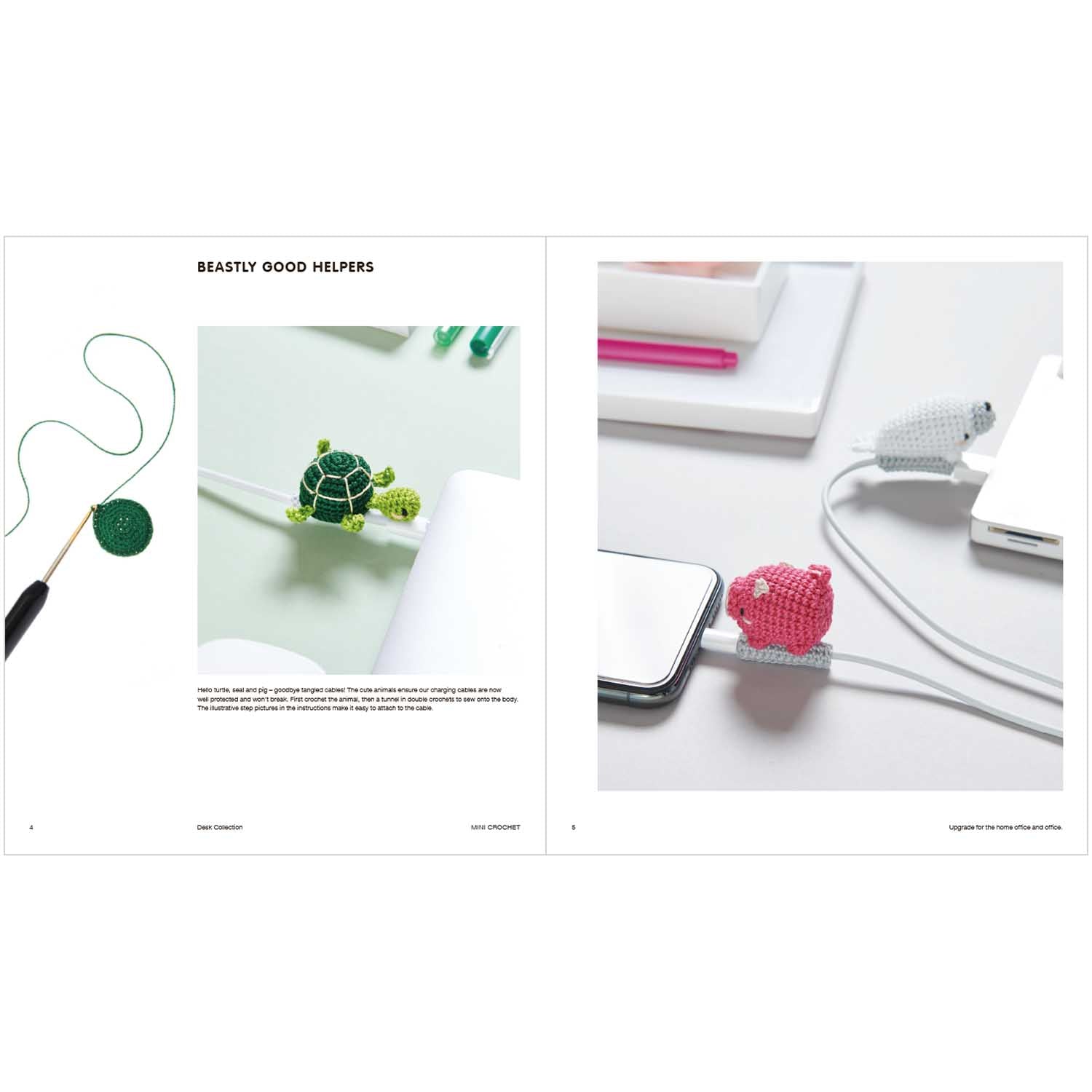 Mini Crochet Desk Collection Pattern Book