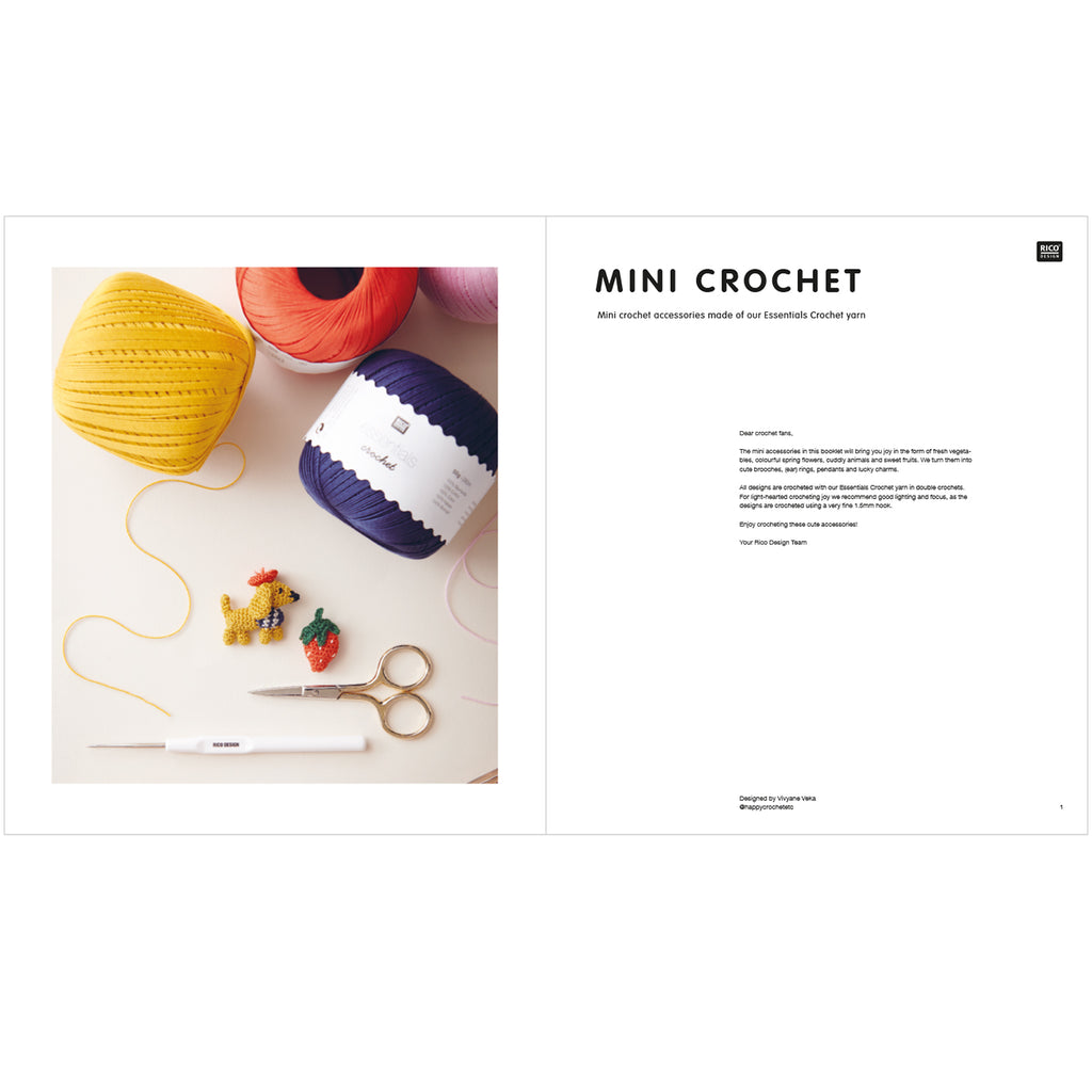 Mini Crochet : Tiny Heartbreakers Crochet Patterns Book