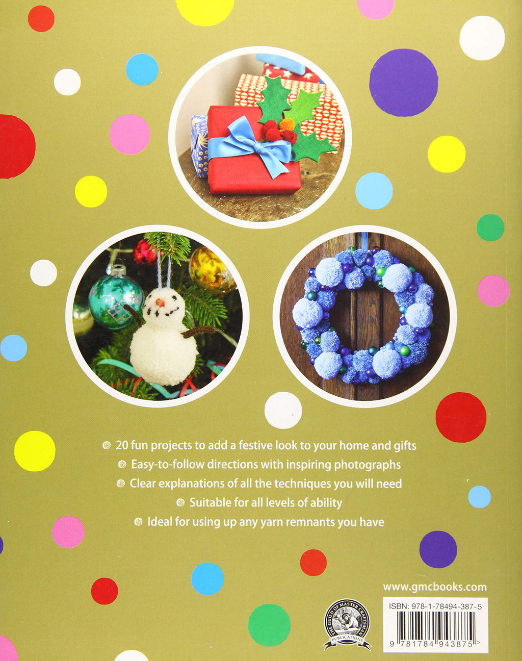 A Very Pompom Christmas: 20 Festive Projects to Make Paperback