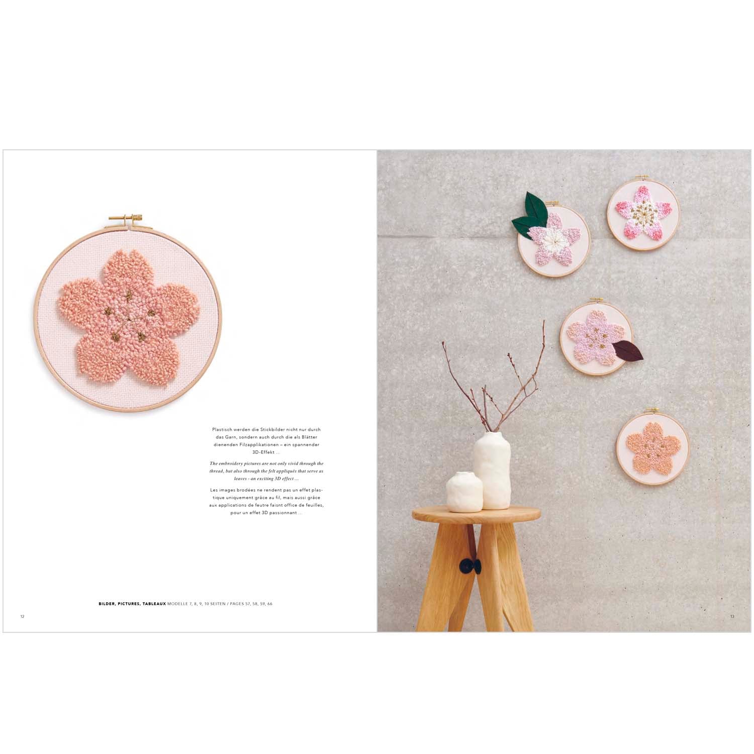 Rico Punch Needle Pattern Book & How To :Sakura Sakura (Book 5)