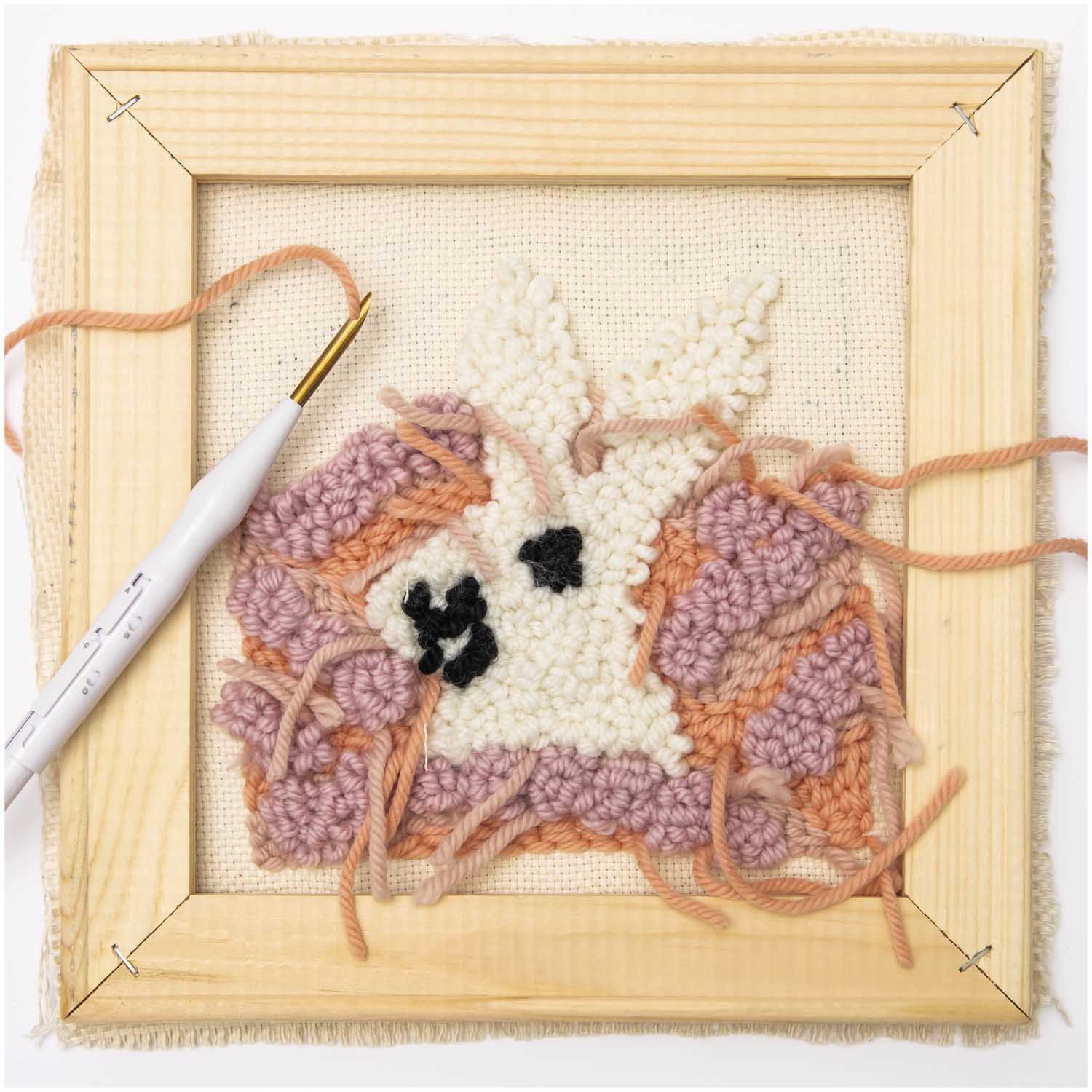 Punch Needle / Embroidery Wooden Frame 20cm x 20cm
