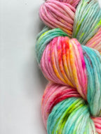 Holy Fluff Hand Dyed Super Chunky 200g : 'Boogie Wonderland'