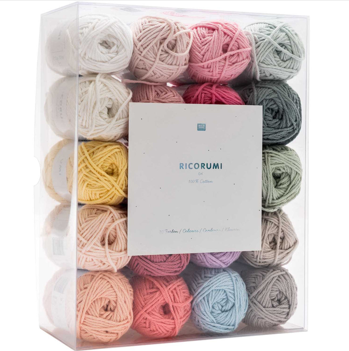 Ricorumi 20 x 25g Pack Baby Pastel Colours