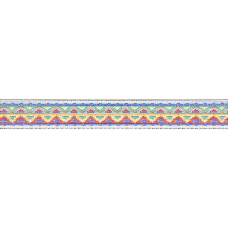 Aztec jacquard 16mm 15 Blue