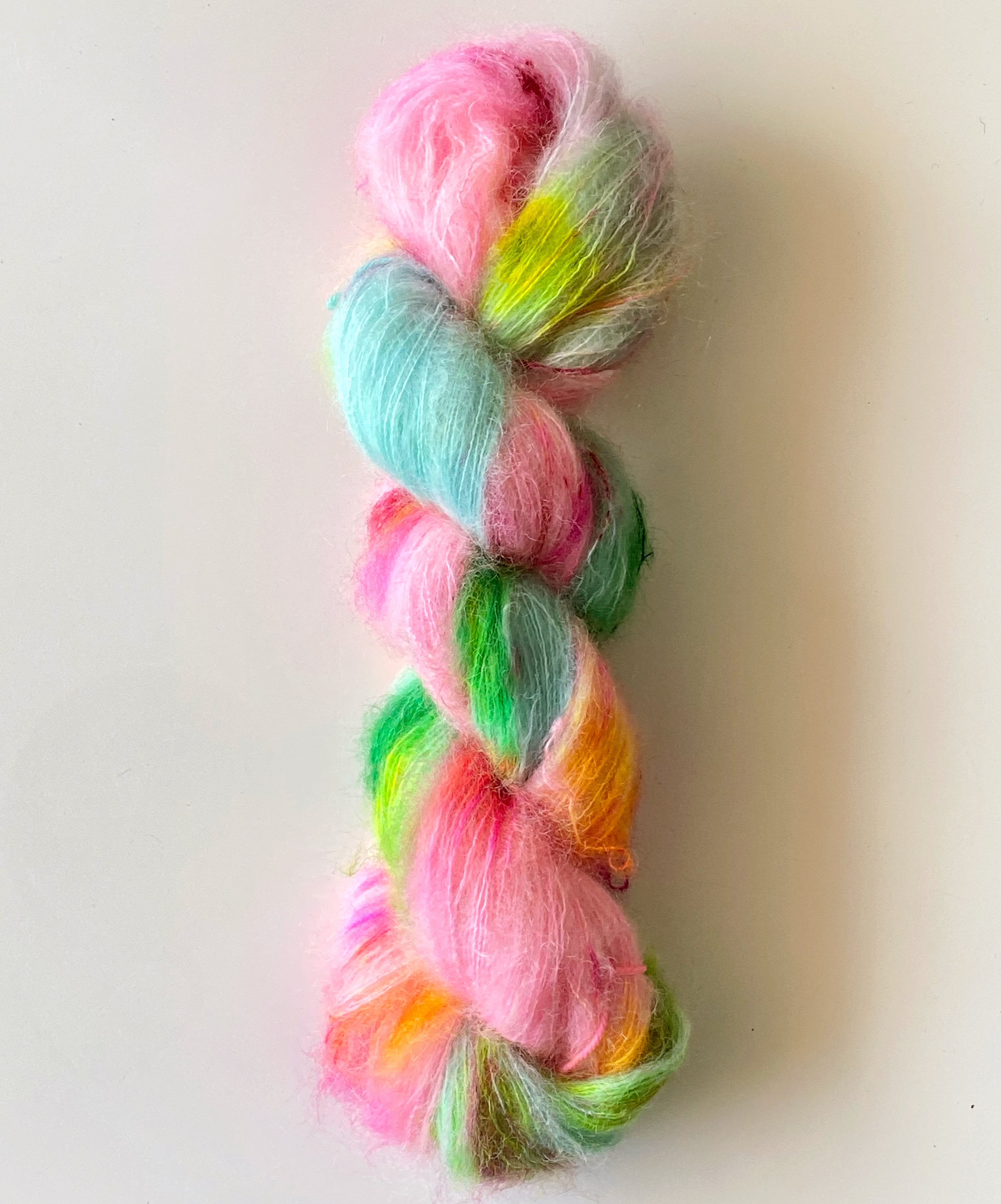 Gilliangladrag Holy Fluff Hand Dyed Kid Silk Lace : Boogie Wonderland