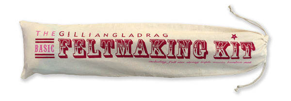 Beginner Wet Felting RAINBOW Starter Kit : with Large Mat + Wool