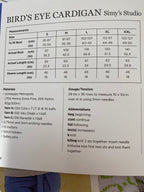 Sheepjes Metropolis Bird's Eye Cardigan Knitting Pattern