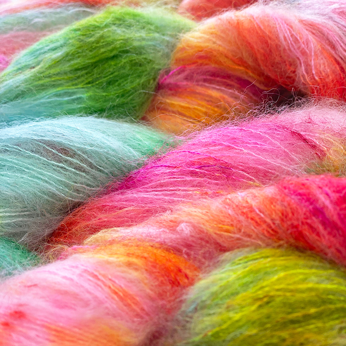 Gilliangladrag Holy Fluff Hand Dyed Kid Silk Lace : Boogie Wonderland