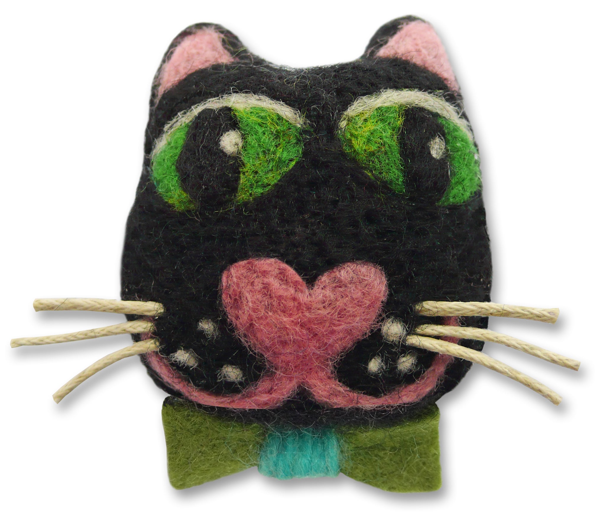 Captain Catpin Needle Felting Kit Cat Brooch