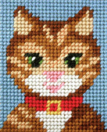 Kids Embroidery Kit - Cat
