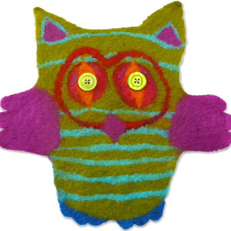 Colonel Nocturnal Kids Owl Felting Kit